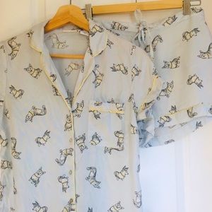 Tabitha Webb corgi pajama set